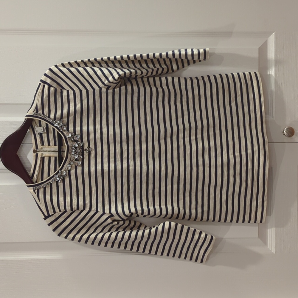 J Crew Embellished Top